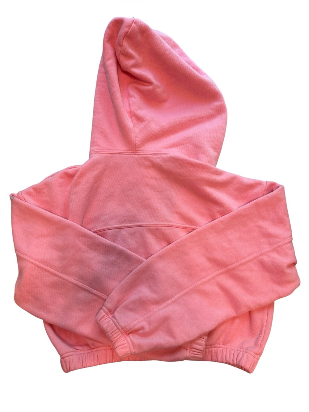 Alo Yoga Stadium Half Zip Hoodie in Macaron Pink - Picture 3 of 9
